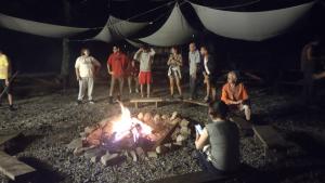 Cozy at the bonfire Photo